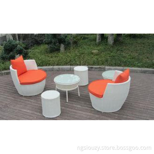 UV Resistant Fashion Obelisk Chair With Round Tea / Coffee